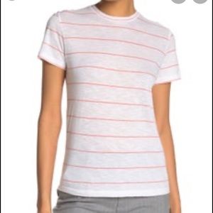 Vince Little Boy Short Sleeve Tee Striped M